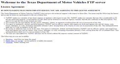 Desktop Screenshot of extlists.txdmv.gov